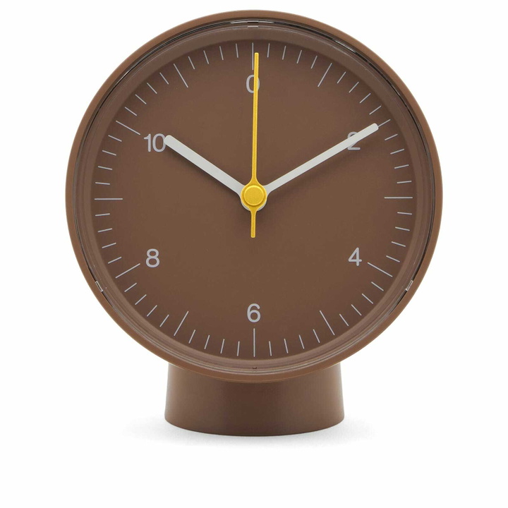 Photo: HAY Jasper Morrison Table Clock in Brown 