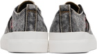 Diesel Gray & White S-Athos Nmd Low Sneakers