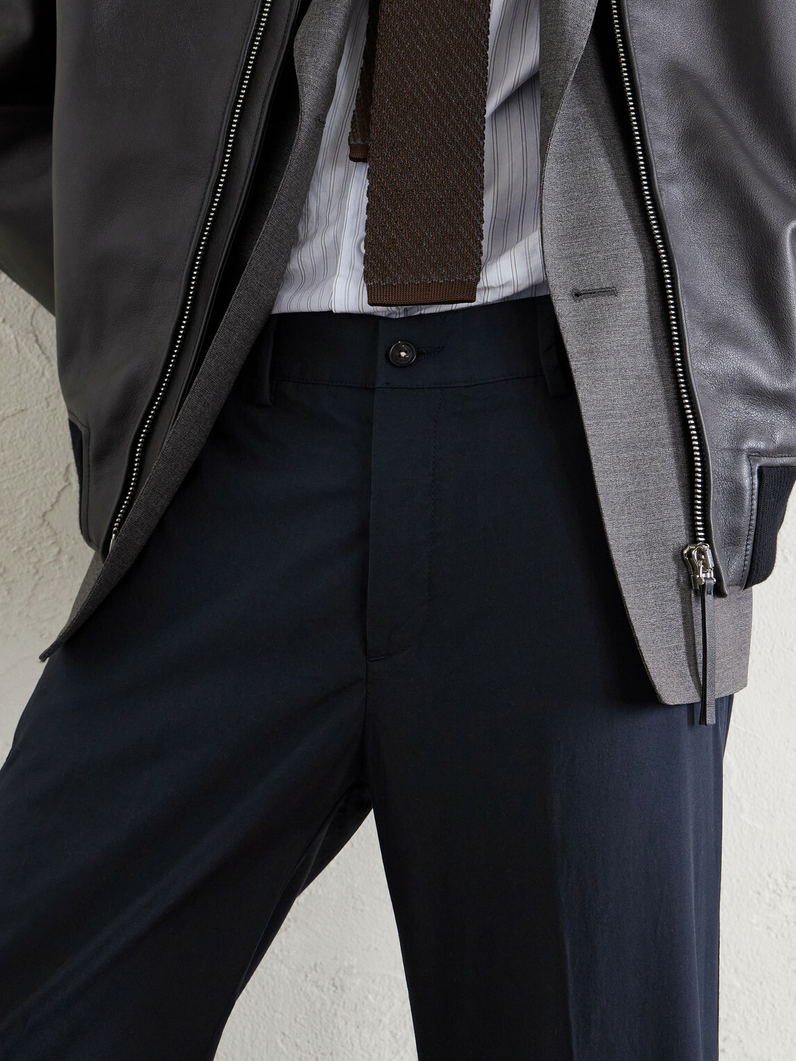 Massimo Alba - Mauko Straight-Leg Cotton Trousers - Blue