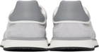 Dolce&Gabbana Gray Mixed-Material 'DG' Cushion Sneakers