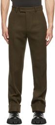 We11done Cashmere Straight-Fit Cuffed Trousers