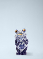 POLSPOTTEN Porcelain Frog Figurine
