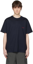 Wooyoungmi Navy Square Label T-Shirt