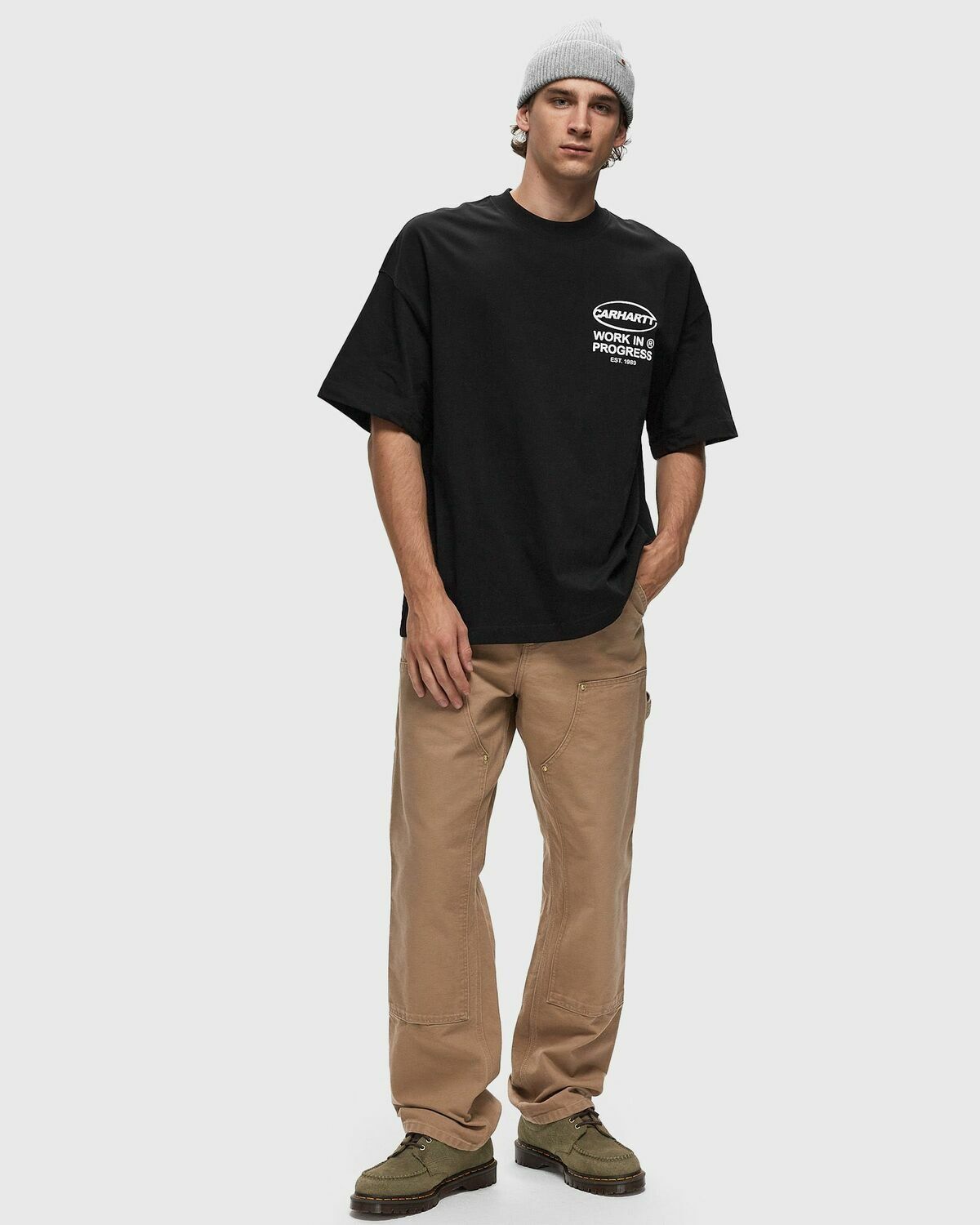 Carhartt Wip Double Knee Pant Brown Casual Pants