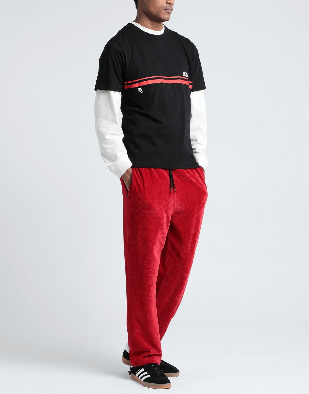 Gcds Mens T-shirt in Black