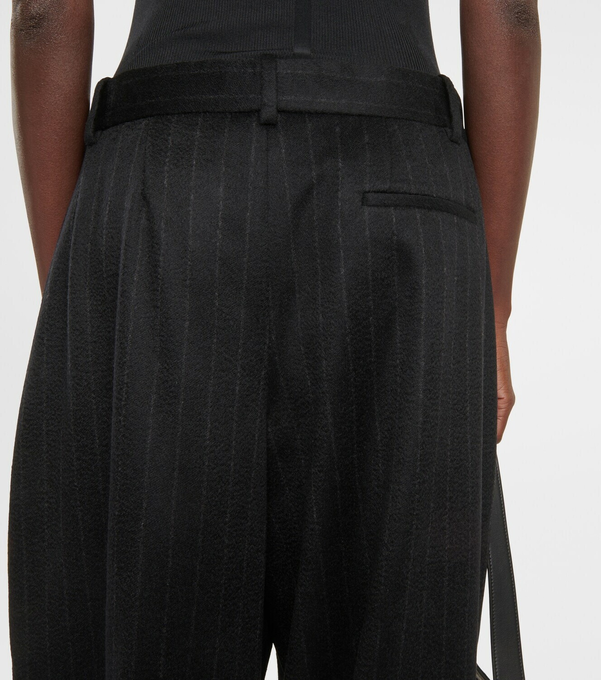 THE ROW Rufos pleated cotton wide-leg pants