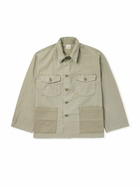 OrSlow - Herringbone Cotton-Canvas Shirt Jacket - Green