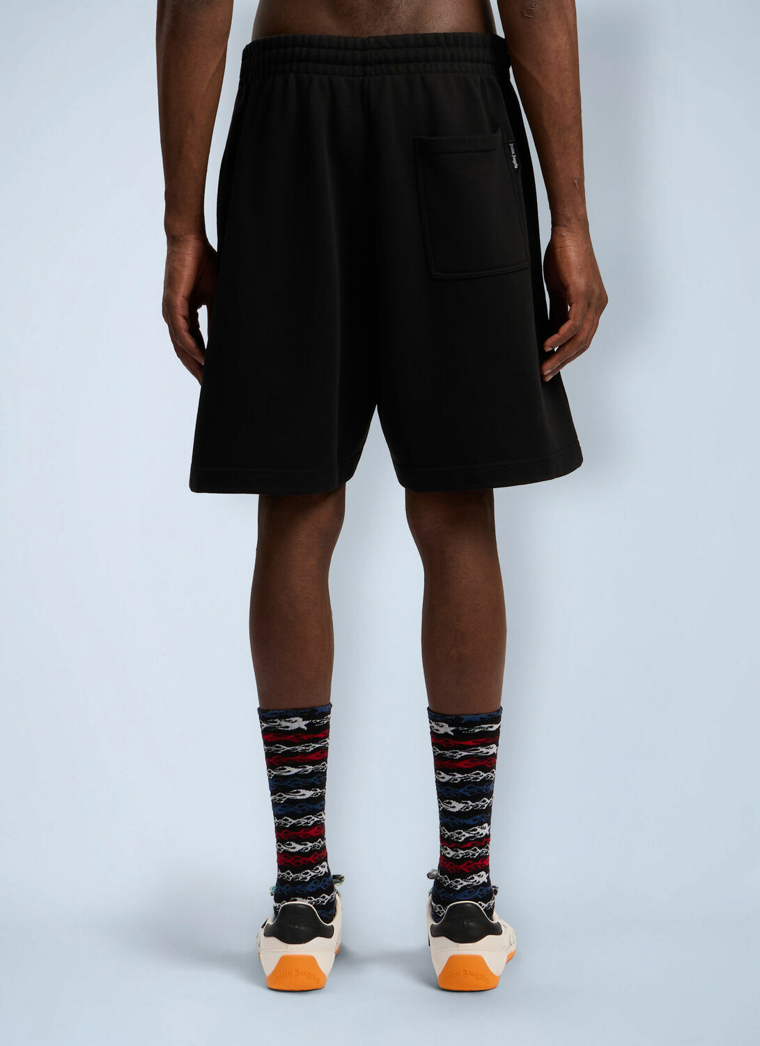 Palm Angels Sprayed Logo Track Shorts