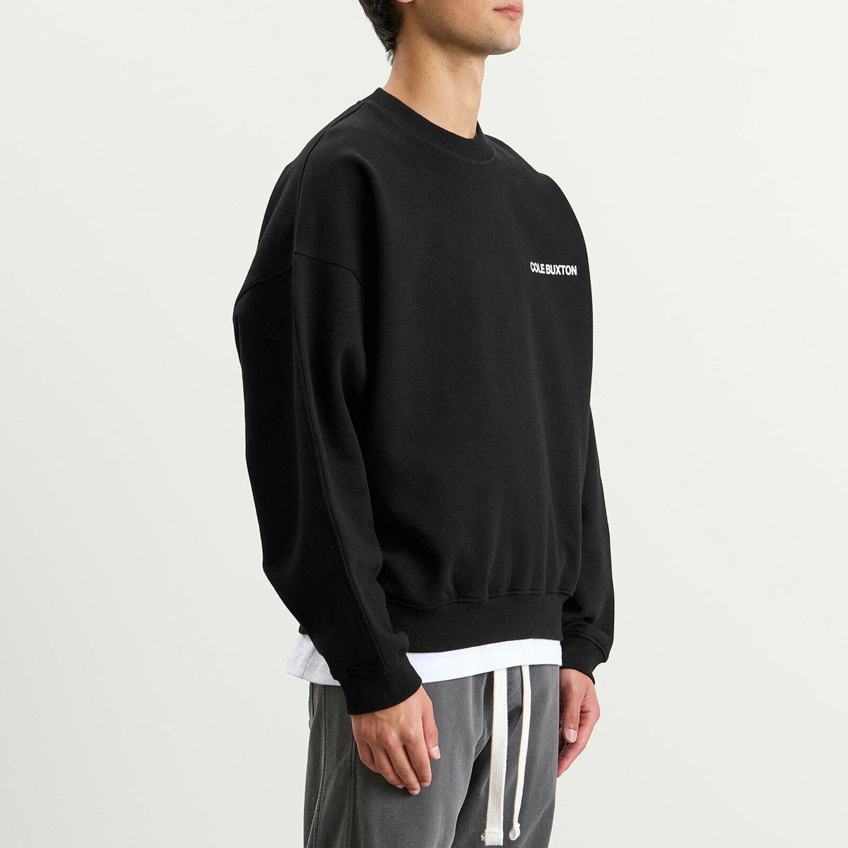 Cole Buxton Men's CB Sportswear Sweatshirt in Black