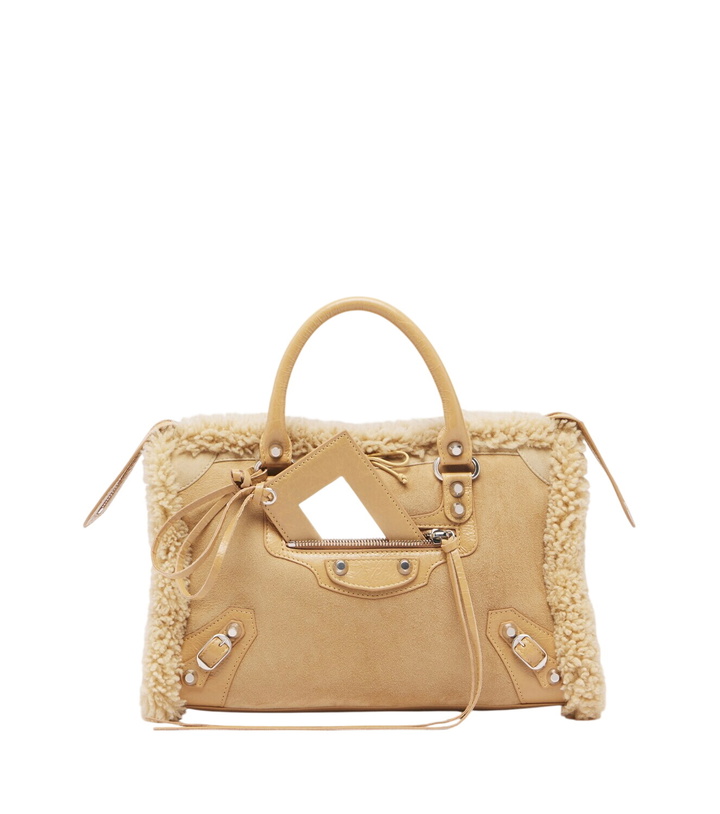 Photo: Balenciaga Le City Small suede top-handle bag