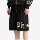 Pleasures Men's OE Wide Shorts in Black