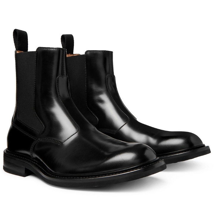 Photo: Bottega Veneta - Leather Chelsea Boots - Black