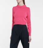 Alexander McQueen Cashmere cropped sweater