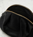 The Row Charlotte Small leather clutch