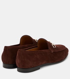 Gucci Gucci Jordaan Horsebit suede loafers