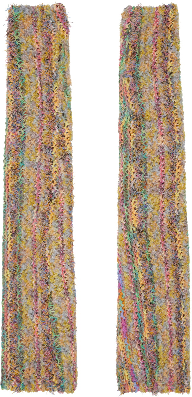 Collina Strada Multicolor Fingerless Gloves