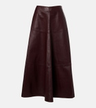 Altuzarra Varda leather maxi skirt