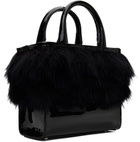Blumarine Black Feather Bag