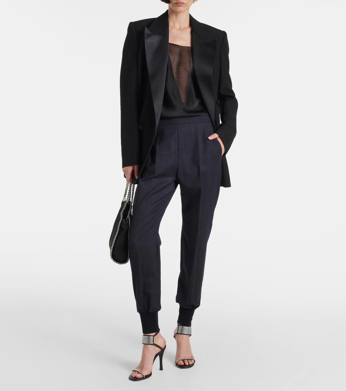 Stella McCartney Wool flannel sweatpants