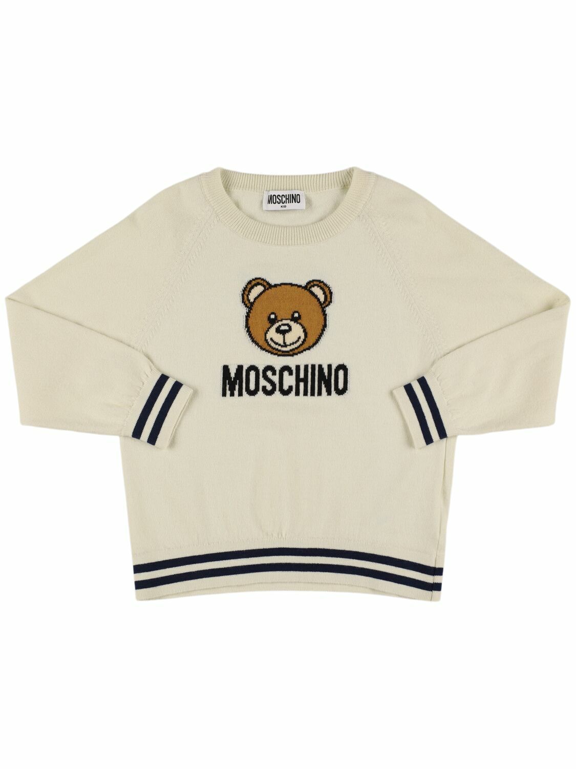 Moschino Women's Wool Blend Sweater Beige