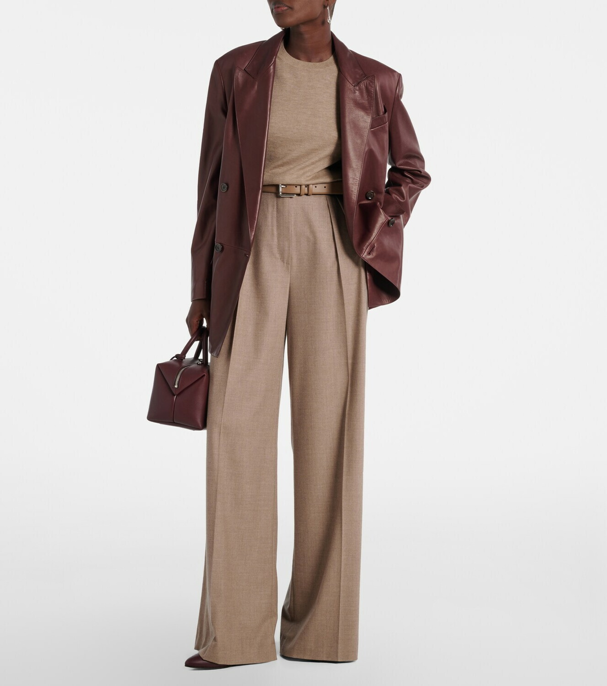 Max Mara Duse leather jacket