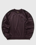 Needles Track Crew Neck Shirt   Poly Smooth Purple Sweatshirts