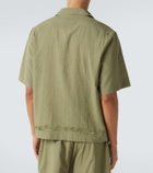 Commas Embroidered bowling shirt
