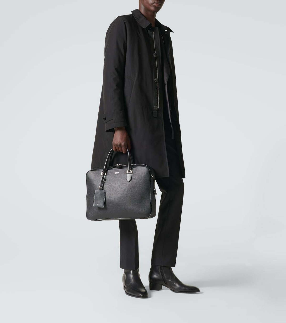 Tom Ford Elliot leather briefcase