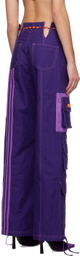 adidas x IVY PARK Purple Belted Cargo Pants