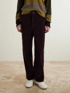 The Elder Statesman - Straight-Leg Cotton-Corduroy Trousers - Brown