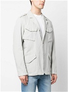 BOGLIOLI - Blen Linen Single-breasted Jacket