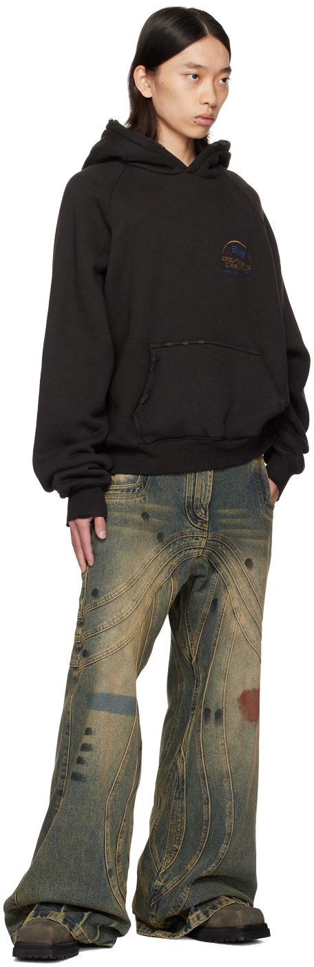 NO/FAITH STUDIOUS hoodie black パーカー M NO/FAITH STUDIOS(ノーフェイスストゥディオス)のメンズ