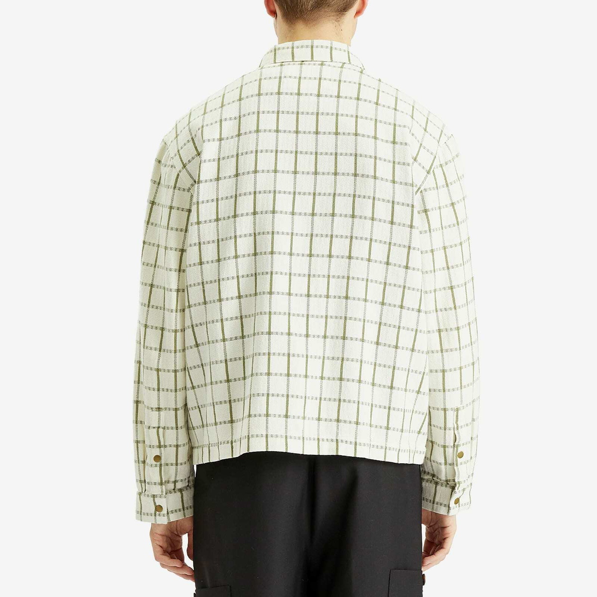 Bram's Fruit Men's Tea Cloth Shirt Jacket in Green