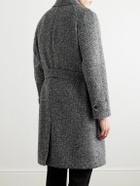 Dunhill - Belted Wool and Cashmere-Blend Coat - Gray