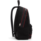 Alexander McQueen Black and Red Metropolitan Backpack