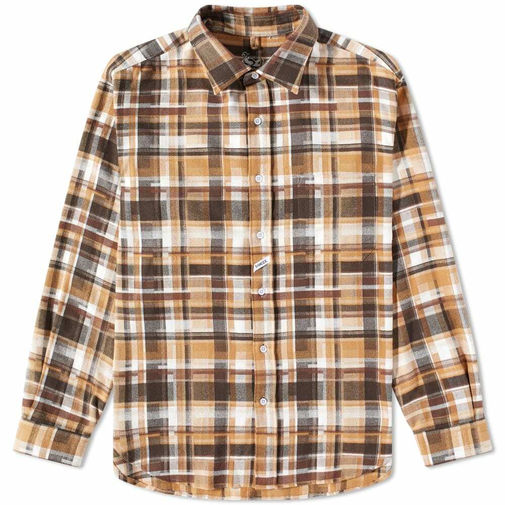 Dancer Men's Danssoni One Pocket Shirt in Brown Mix Dancer