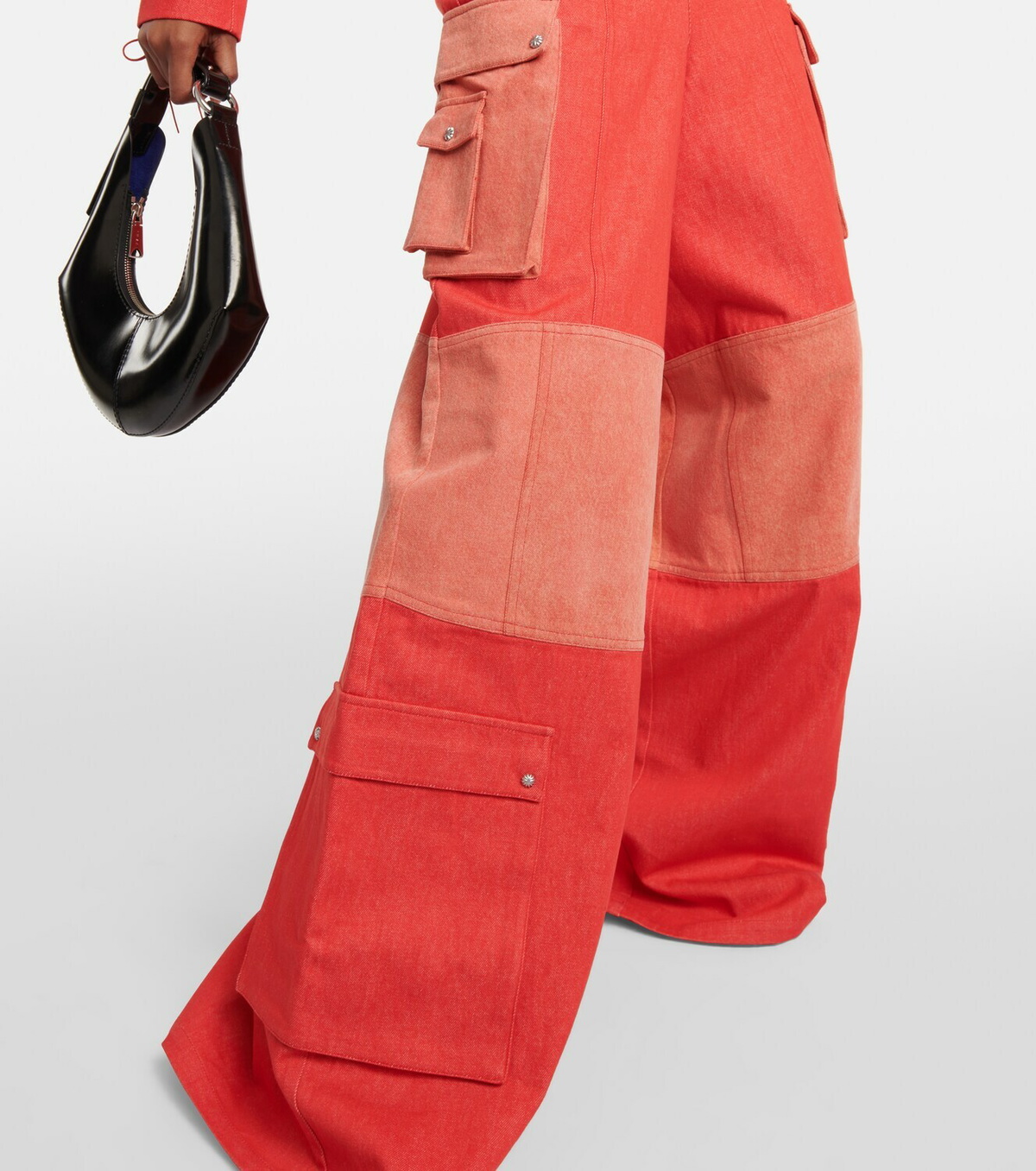 Didu High-rise wide-leg cotton pants
