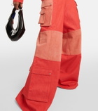 Didu High-rise wide-leg cotton pants