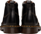 Dr. Martens Black Lowell Chukka Moc Toe Leather Ankle Boots