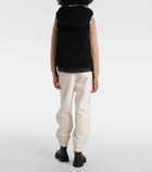 Moncler Grenoble Logo teddy down vest