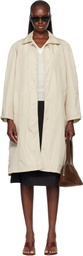 Nothing Written Beige Urban Nylon Trench Coat