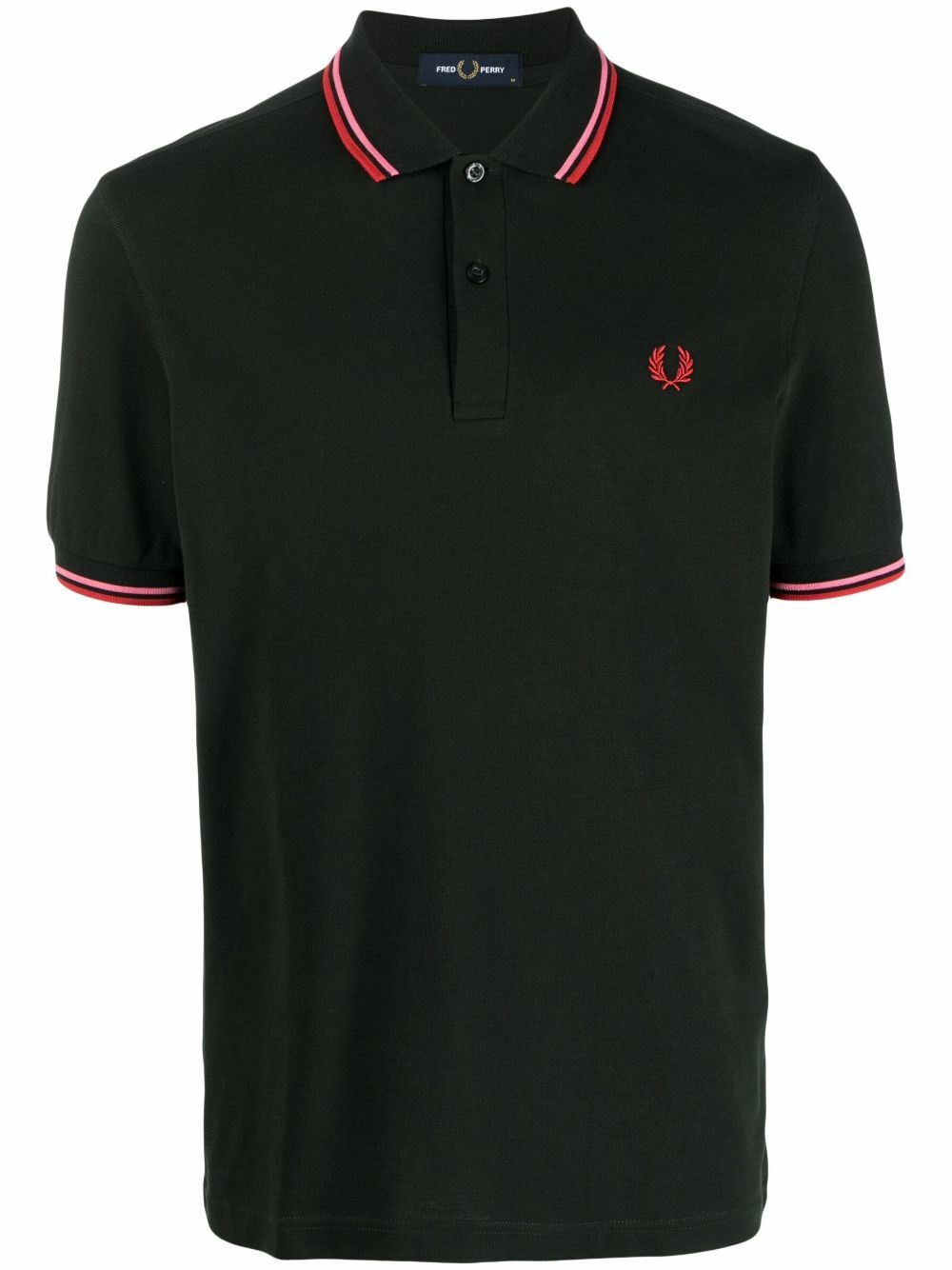 FRED PERRY - Logo Piquet Cotton Polo Shirt Fred Perry
