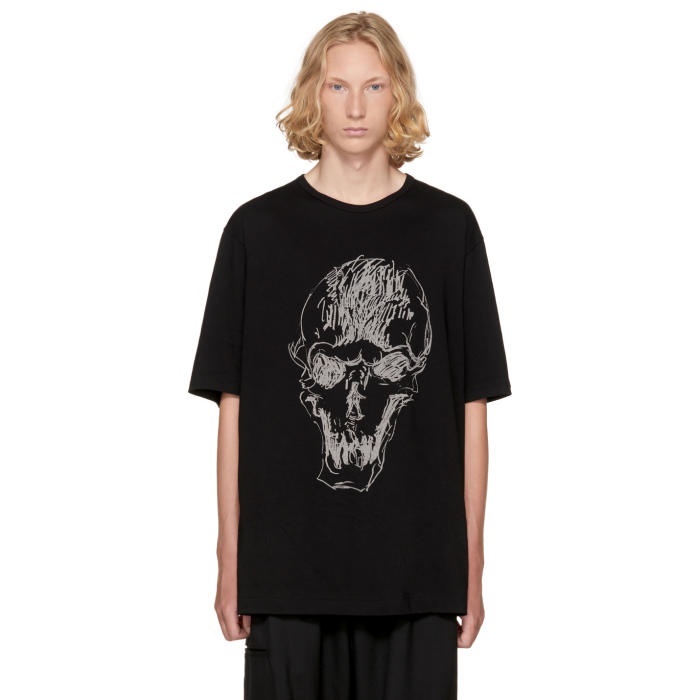 Photo: Yohji Yamamoto Black Skull T-Shirt