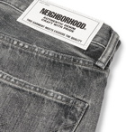 Neighborhood - Claw Distressed Selvedge Denim Jeans - Gray