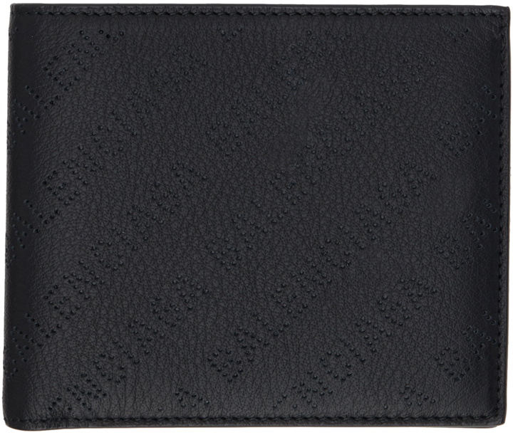 Photo: Balenciaga Black Perforated Wallet