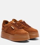 Bogner New York suede platform sneakers