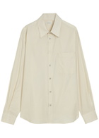 Lemaire Cotton and Silk-blend Shirt Cream