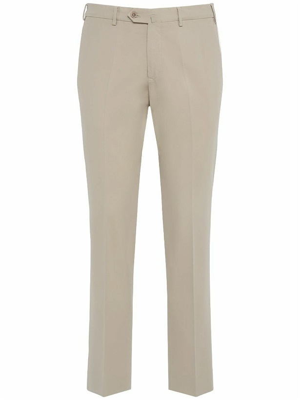 Photo: LORO PIANA - Stretch Cotton Slim Pants