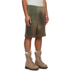 AAPE by A Bathing Ape Khaki Main Sweat Shorts