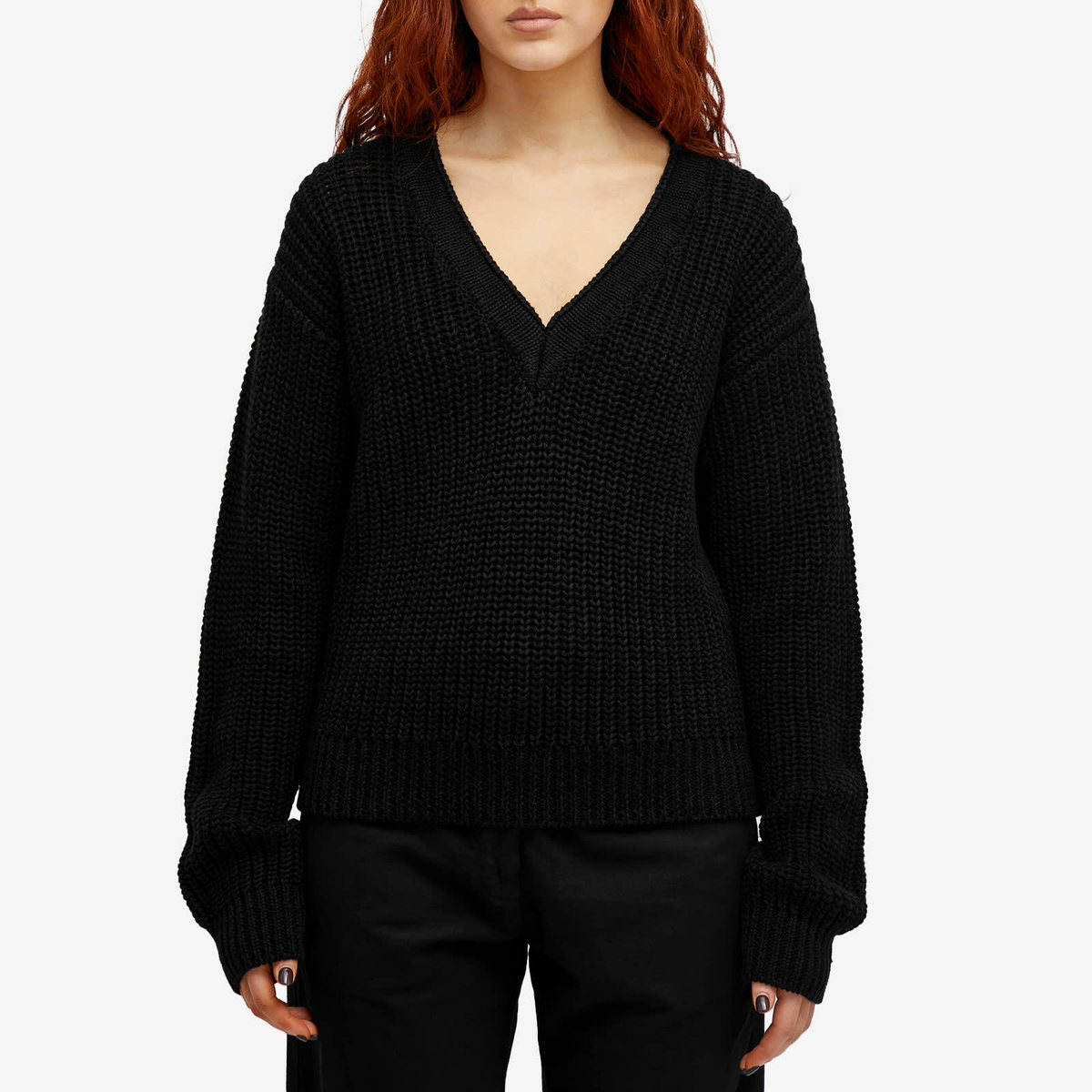 Faithfull The Brand Women's Barbaine Knit Jumper in Charcoal